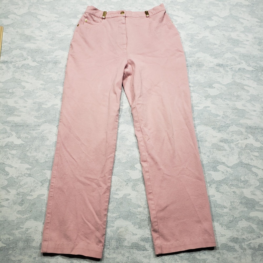 St John Pants Womens 4 Po K Straight Leg Spkrt Essentials